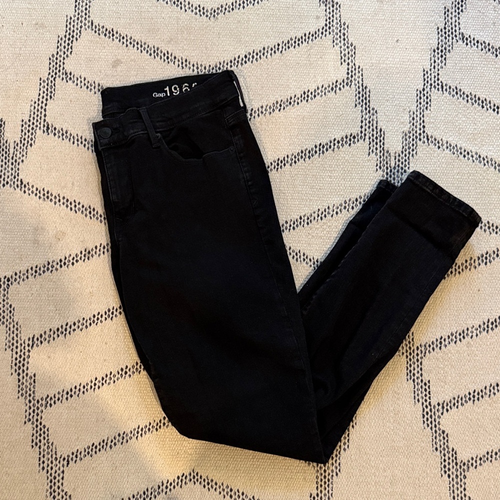 GAP Women's Skinny Black High-Rise Jeans